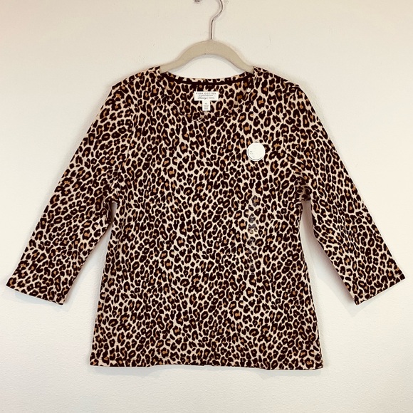 Charter Club Tops - NWT Charter Club 3/4 Sleeve Pima Cotton Tee